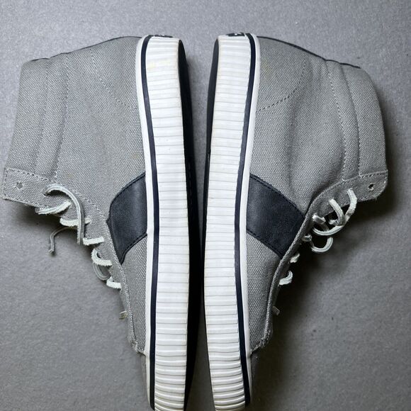 Sperry Womens Rave Verge Canvas High Top Sneakers Size 7.5 Gray STS80016 - Picture 9 of 14